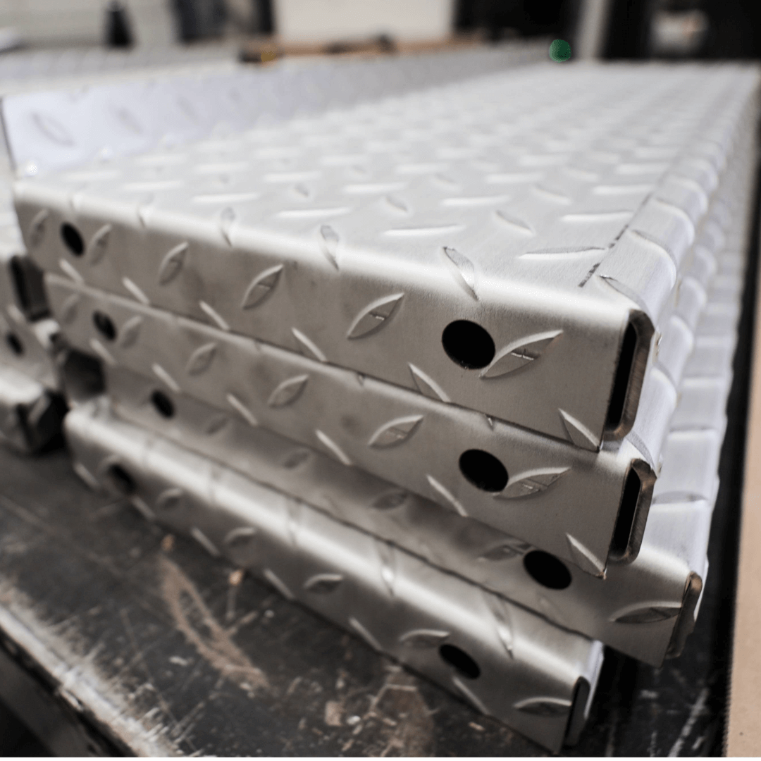 Stainless steel stair treads