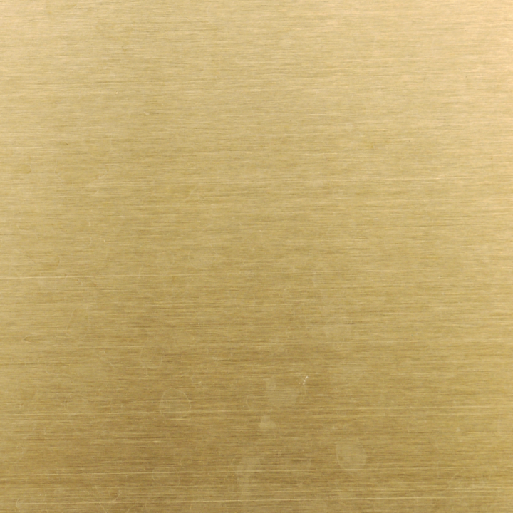 Natural brass finish